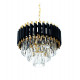 Подвесная люстра Lumina Deco Funneli LDP 6003-400 BK+F.GD