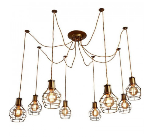 Подвесная люстра Arte Lamp 75 A9182SP-8BZ Подвесная люстра Arte Lamp 75 A9182SP-8BZ