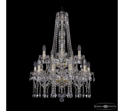 Подвесная люстра Bohemia Ivele Crystal 1413/10+5/200/h-87/2d G Подвесная люстра Bohemia Ivele Crystal 1413/10+5/200/h-87/2d G