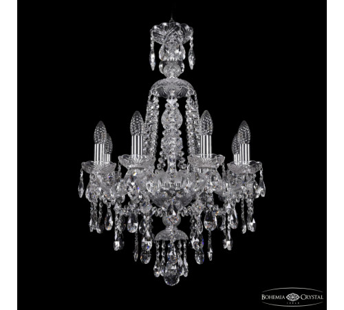 Подвесная люстра Bohemia Ivele Crystal 1415/8/165/XL-70 Ni Подвесная люстра Bohemia Ivele Crystal 1415/8/165/XL-70 Ni