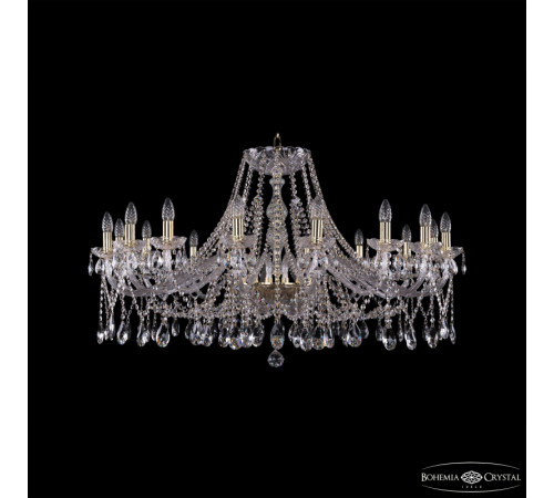 Подвесная люстра Bohemia Ivele Crystal 1413/16/400 G Подвесная люстра Bohemia Ivele Crystal 1413/16/400 G