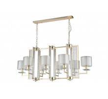 Подвесная люстра Crystal Lux Nicolas NICOLAS SP8 L1000 GOLD/WHITE