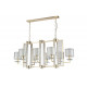 Подвесная люстра Crystal Lux Nicolas NICOLAS SP8 L1000 GOLD/WHITE