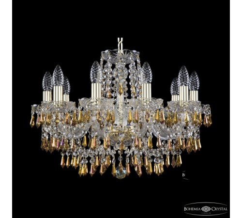 Подвесная люстра Bohemia Ivele Crystal 1403/10/195 G K777 Подвесная люстра Bohemia Ivele Crystal 1403/10/195 G K777