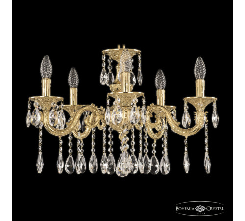 Подвесная люстра Bohemia Ivele Crystal Florence 71201/5/175 A G Подвесная люстра Bohemia Ivele Crystal Florence 71201/5/175 A G