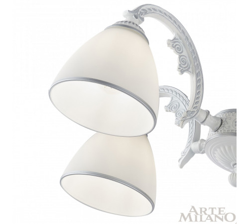 Подвесная люстра Arte Milano 340837/6 WT+SL Подвесная люстра Arte Milano 340837/6 WT+SL