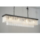Подвесная люстра Delight Collection 1920s Odeon KR0387P-12C/P black/frost