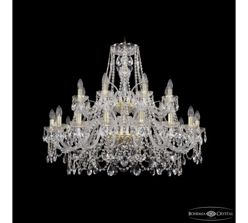 Подвесная люстра Bohemia Ivele Crystal 1411/16+8/360/2d G