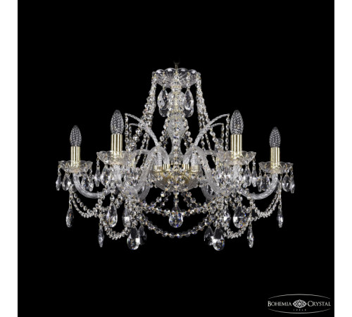 Подвесная люстра Bohemia Ivele Crystal 1411/6/240 G Подвесная люстра Bohemia Ivele Crystal 1411/6/240 G