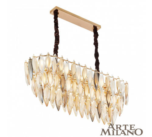 Подвесная люстра Arte Milano 99486.W900.L350.H380.E14.12 G Подвесная люстра Arte Milano 99486.W900.L350.H380.E14.12 G