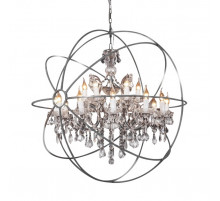 Подвесная люстра Delight Collection Foucault'S Orb 5014-D10 chrome