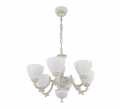 Подвесная люстра Arte Milano 343837/6 WT+G Подвесная люстра Arte Milano 343837/6 WT+G