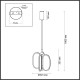 Подвесная люстра Odeon Light Piuma 6665/38L