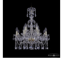 Подвесная люстра Bohemia Ivele Crystal 1413/8+4/200/XL-66 G