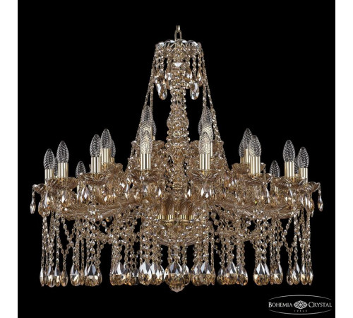 Подвесная люстра Bohemia Ivele Crystal 1413/16+8+4/300 G M721 Подвесная люстра Bohemia Ivele Crystal 1413/16+8+4/300 G M721