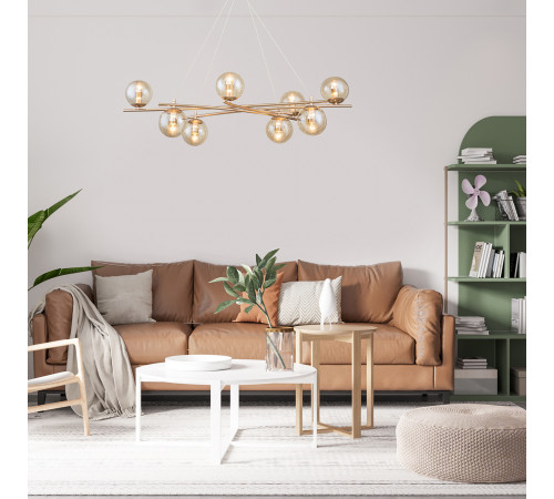 Подвесная люстра Escada Balance 1119/8S Gold Подвесная люстра Escada Balance 1119/8S Gold