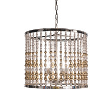 Подвесная люстра Delight Collection Wood Light KW0783P-4 silver