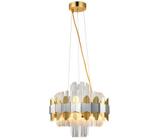 Подвесная люстра Natali Kovaltseva SKALA 81435/6C BRASS SILVER