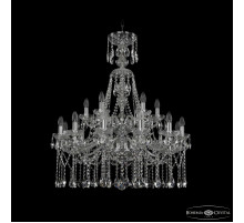 Подвесная люстра Bohemia Ivele Crystal 1413/12+6/300/XL-96/2d Ni