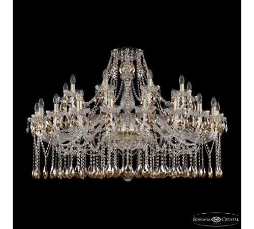 Подвесная люстра Bohemia Ivele Crystal 1413/20+10/460 G K721 Подвесная люстра Bohemia Ivele Crystal 1413/20+10/460 G K721