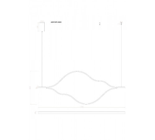 Подвесная люстра Arte Lamp Odyssey A2911SP-34GO Подвесная люстра Arte Lamp Odyssey A2911SP-34GO