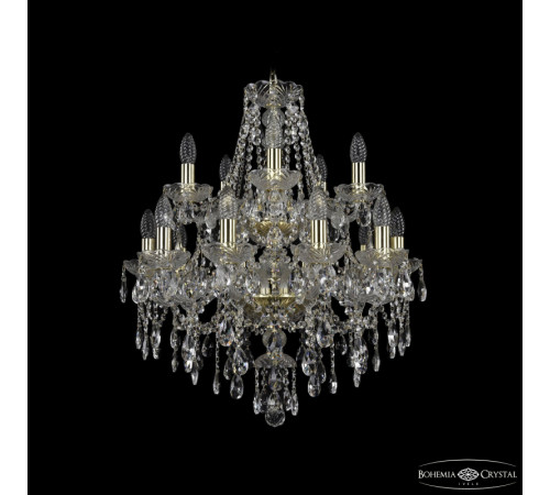 Подвесная люстра Bohemia Ivele Crystal 1415/10+5/200/2d G