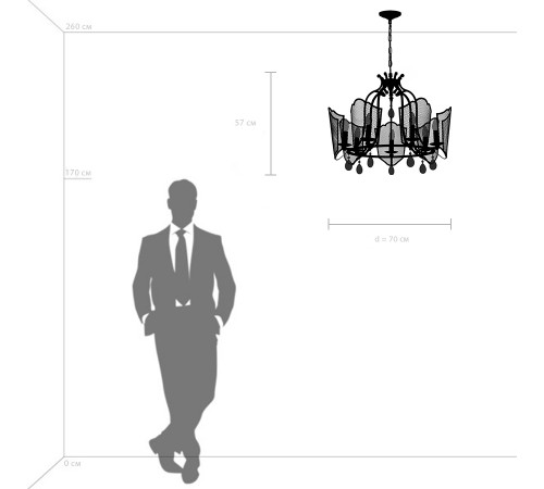 Подвесная люстра Lightstar Castello 744077 Подвесная люстра Lightstar Castello 744077