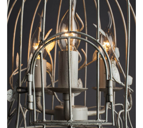 Подвесная люстра Arte Lamp Gabbia A1878SP-3WG Подвесная люстра Arte Lamp Gabbia A1878SP-3WG