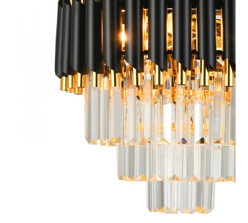 Подвесная люстра Natali Kovaltseva DARIAN 76017/5C GOLD BLACK