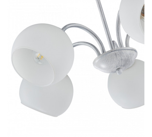 Подвесная люстра Arte Milano Amalfi 335010/5 WT+SL Подвесная люстра Arte Milano Amalfi 335010/5 WT+SL