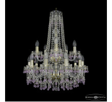 Подвесная люстра Bohemia Ivele Crystal 1410/10+5/195/h-74/2d G V7010