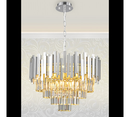 Подвесная люстра Natali Kovaltseva VERTIGO 81440/8C SILVER