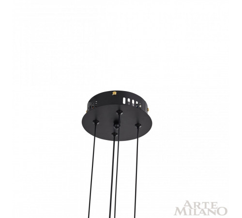 Подвесная люстра Arte Milano 271079/8 BK/GD Подвесная люстра Arte Milano 271079/8 BK/GD