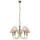 Подвесная люстра Arte Lamp Catrin A3545LM-5GO