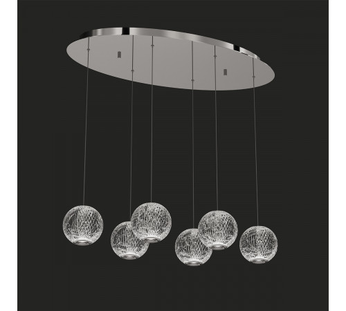Подвесная люстра DeLight Collection Elliot Diamante MD20001012-6A chrome Подвесная люстра DeLight Collection Elliot Diamante MD20001012-6A chrome