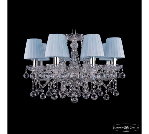 Подвесная люстра Bohemia Ivele Crystal 1413/8/200 Ni Balls SH4 Подвесная люстра Bohemia Ivele Crystal 1413/8/200 Ni Balls SH4