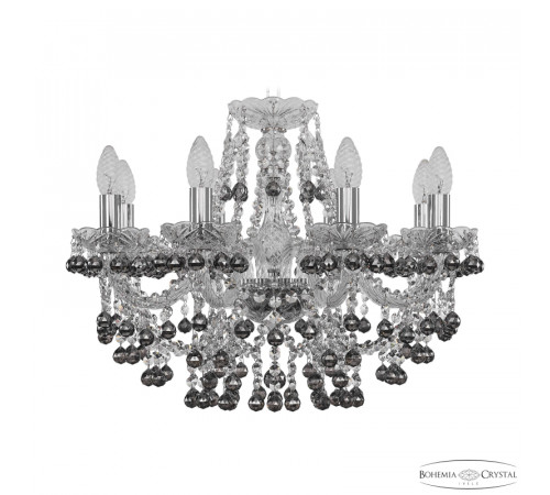 Подвесная люстра Bohemia Ivele Crystal 1409/8/195 Ni K731 Подвесная люстра Bohemia Ivele Crystal 1409/8/195 Ni K731