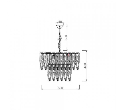 Подвесная люстра Vele Luce Dolce VL1814L06 Подвесная люстра Vele Luce Dolce VL1814L06