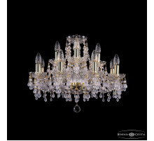 Подвесная люстра Bohemia Ivele Crystal 1410/8+4/195 G V0300