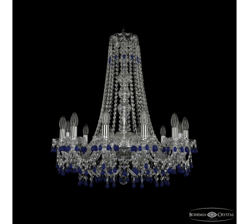 Подвесная люстра Bohemia Ivele Crystal 1410/12/240/h-74 Ni V3001 Подвесная люстра Bohemia Ivele Crystal 1410/12/240/h-74 Ni V3001