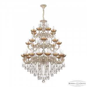 Подвесная люстра Bohemia Ivele Crystal AL79101/16+8+8/300/3d B WMG P Amber/M-1F