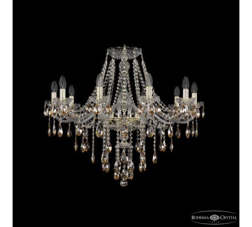 Подвесная люстра Bohemia Ivele Crystal 1415/10/300 G K721 Подвесная люстра Bohemia Ivele Crystal 1415/10/300 G K721