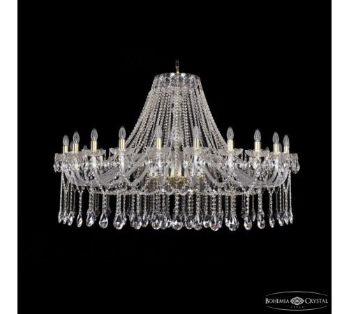 Подвесная люстра Bohemia Ivele Crystal 1413/24/530 G