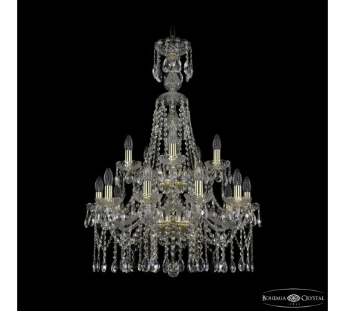 Подвесная люстра Bohemia Ivele Crystal 1413/10+5/220/XL-92/2d G Подвесная люстра Bohemia Ivele Crystal 1413/10+5/220/XL-92/2d G