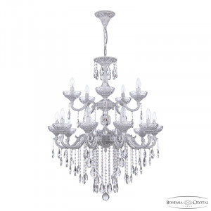 Подвесная люстра Bohemia Ivele Crystal AL78101/10+5/250/2D B WMN P Clear/M-1F