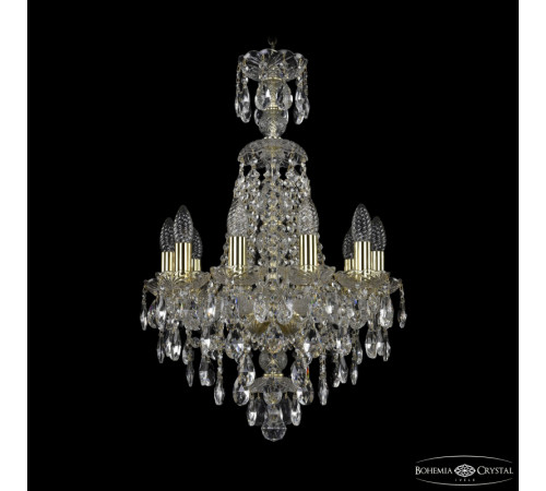 Подвесная люстра Bohemia Ivele Crystal 1415/10/141/XL-66 G