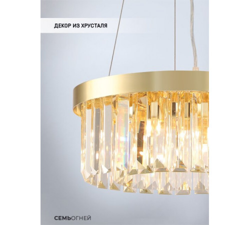 Подвесная люстра Lumien Hall Daneil LH0057/6P-GD-CL Подвесная люстра Lumien Hall Daneil LH0057/6P-GD-CL