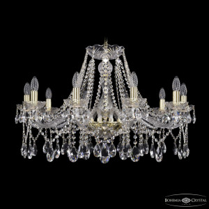 Подвесная люстра Bohemia Ivele Crystal 1413/10/300 G