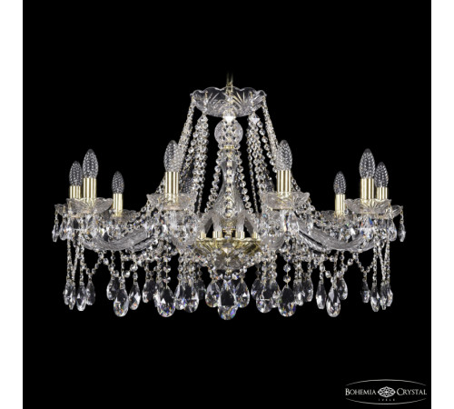 Подвесная люстра Bohemia Ivele Crystal 1413/10/300 G Подвесная люстра Bohemia Ivele Crystal 1413/10/300 G