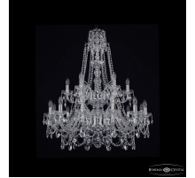 Подвесная люстра Bohemia Ivele Crystal 1411/12+6/300/XL-99/2d Ni